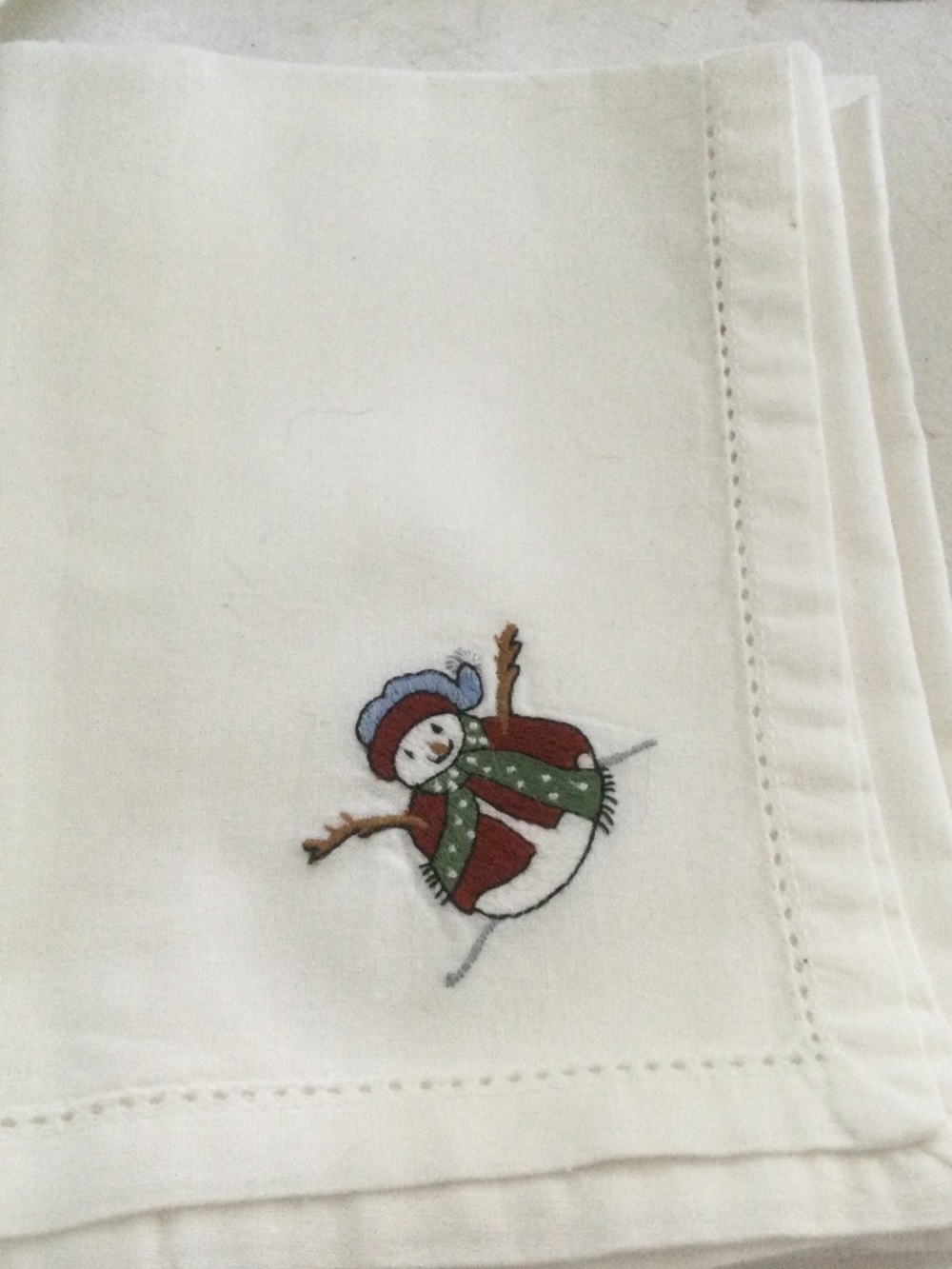 Snowman Napkins set of 6